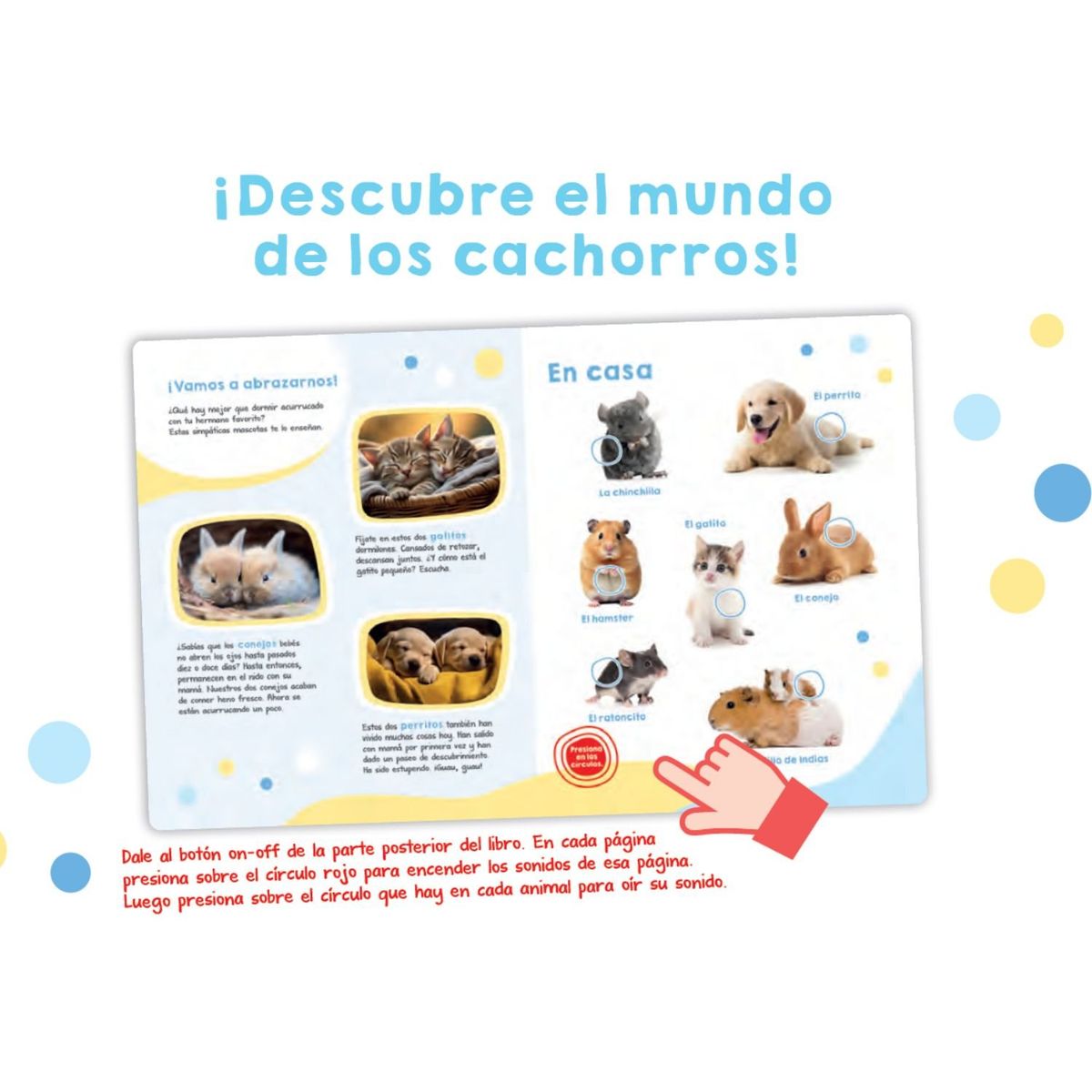 EDICIONES OBELISCO - El libro de los cachorros y sus sonidos