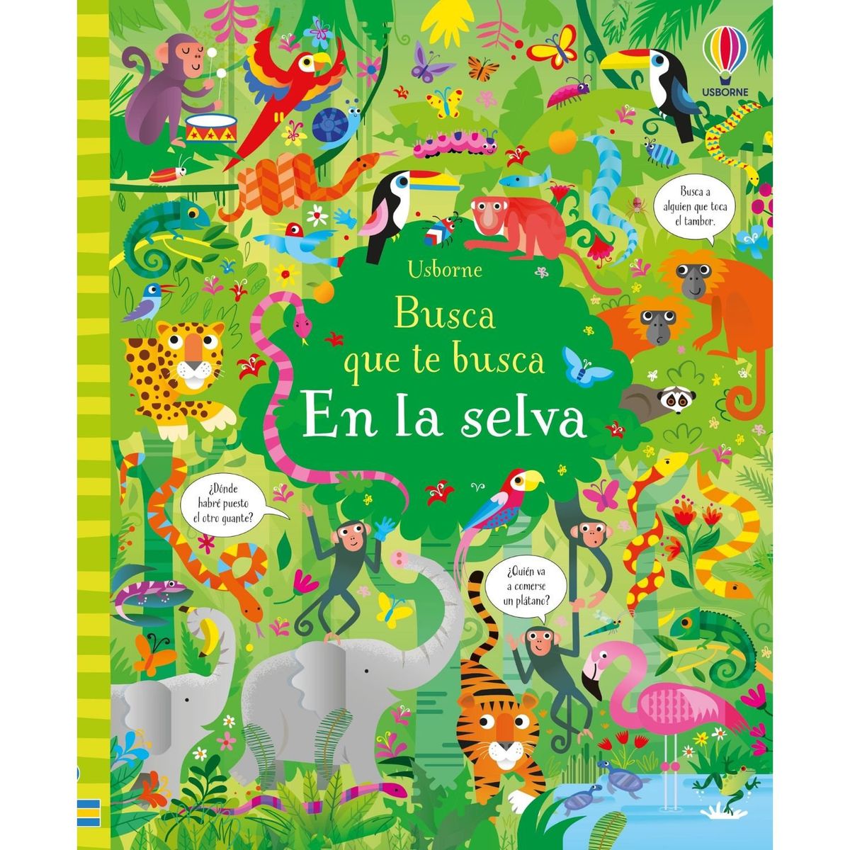 USBORNE - Libro Y puzzle - En la selva (300 piezas)