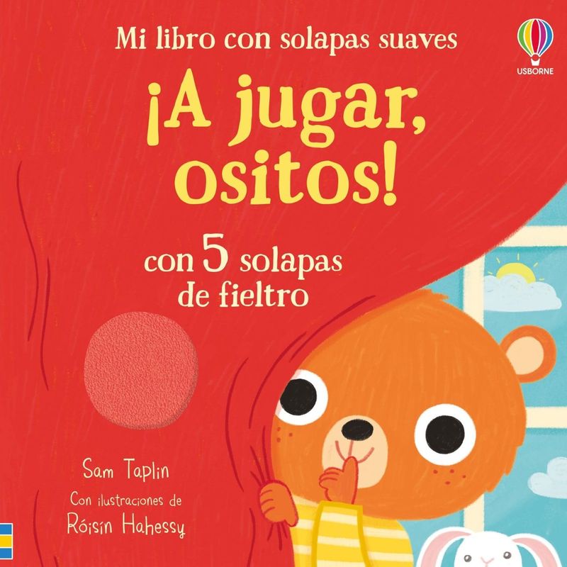 USBORNE - Libro MI LIBRO CON SOLAPAS SUAVES - ¡A JUGAR, OSITOS!