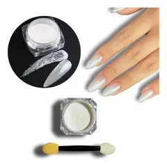 GENERICO - 2 Efecto Perla Para Uñas Incluye Aplicador - Multicolor