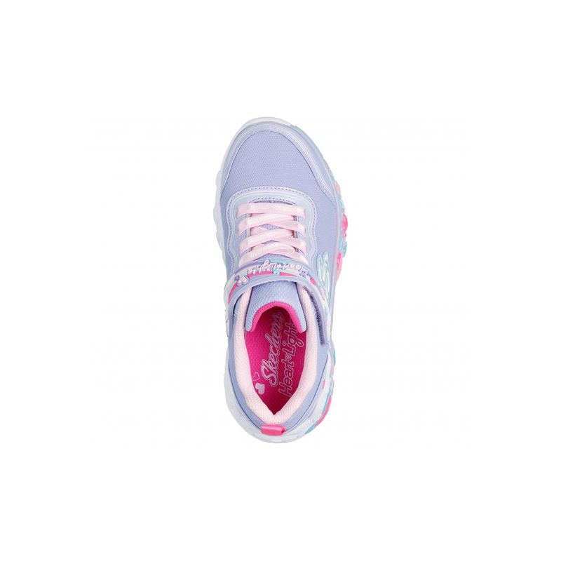 SKECHERS - Zapatilla Niña Eternal Heart Lights Ton Of Morado Skechers