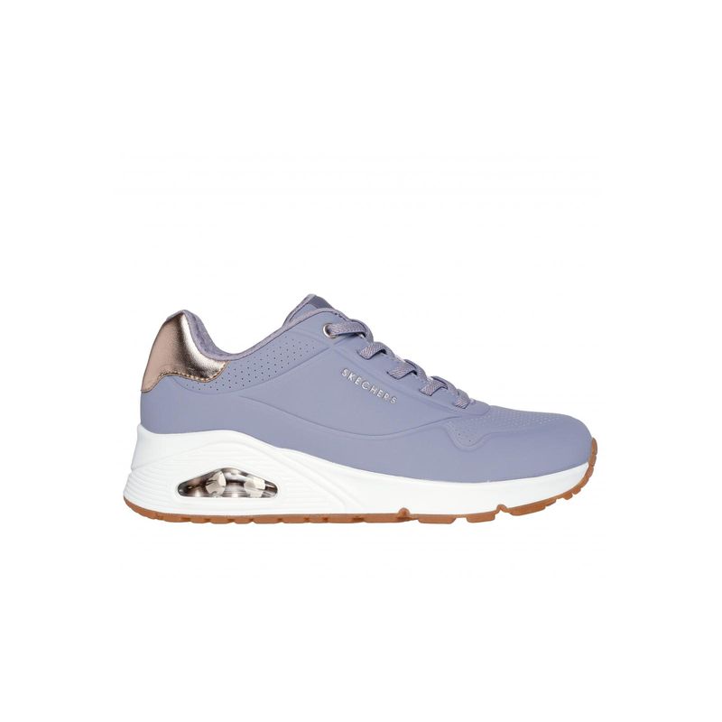 SKECHERS - Zapatilla Mujer Uno Shimmer Away Morado Skechers.