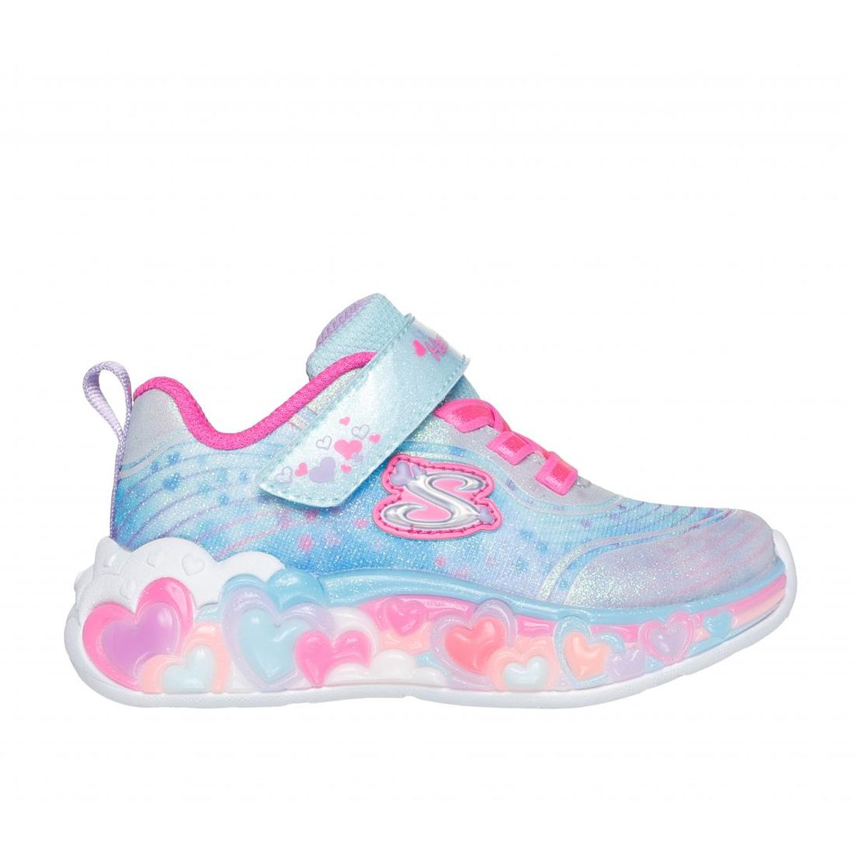 SKECHERS - Zapatilla Niña Eternal Heart Lights Azul Skechers