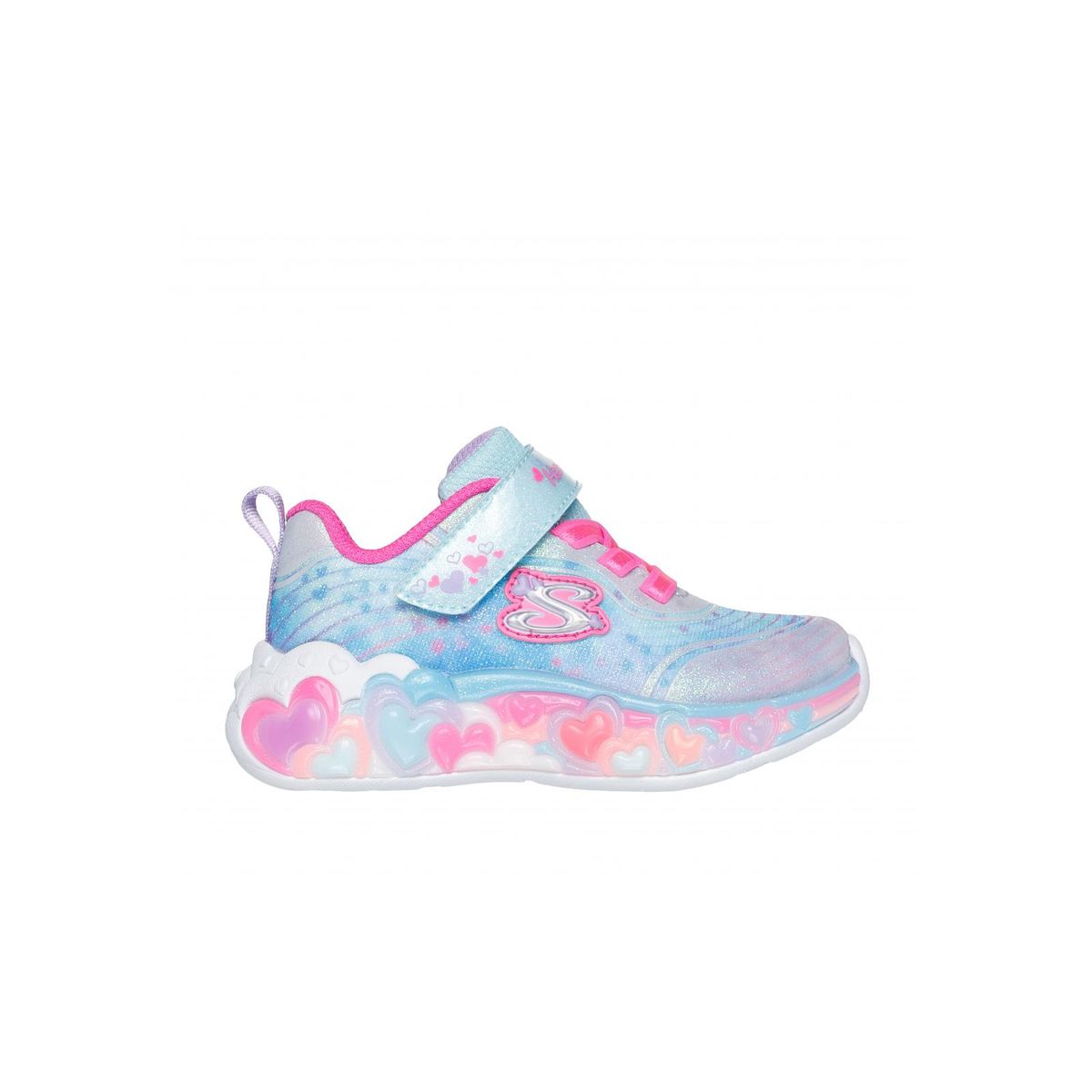 SKECHERS - Zapatilla Niña Eternal Heart Lights Azul Skechers