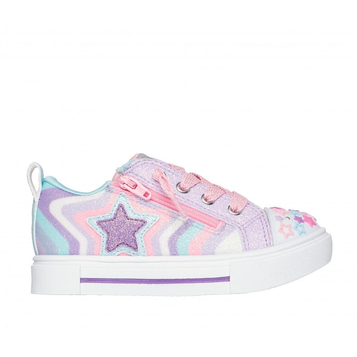 SKECHERS - Zapatilla Niña Twinkle Sparks Cosmic Burst Morado Skechers