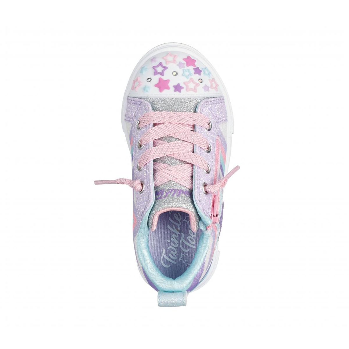 SKECHERS - Zapatilla Niña Twinkle Sparks Cosmic Burst Morado Skechers