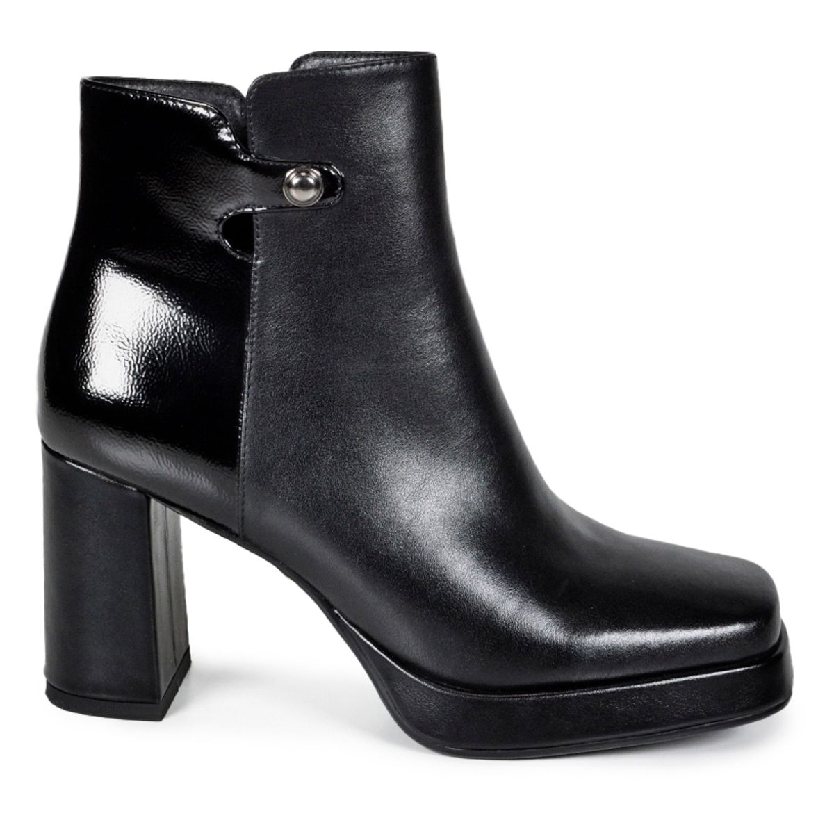 DEGAS - Botín Mujer Cuero Gozde Negro DEGAS