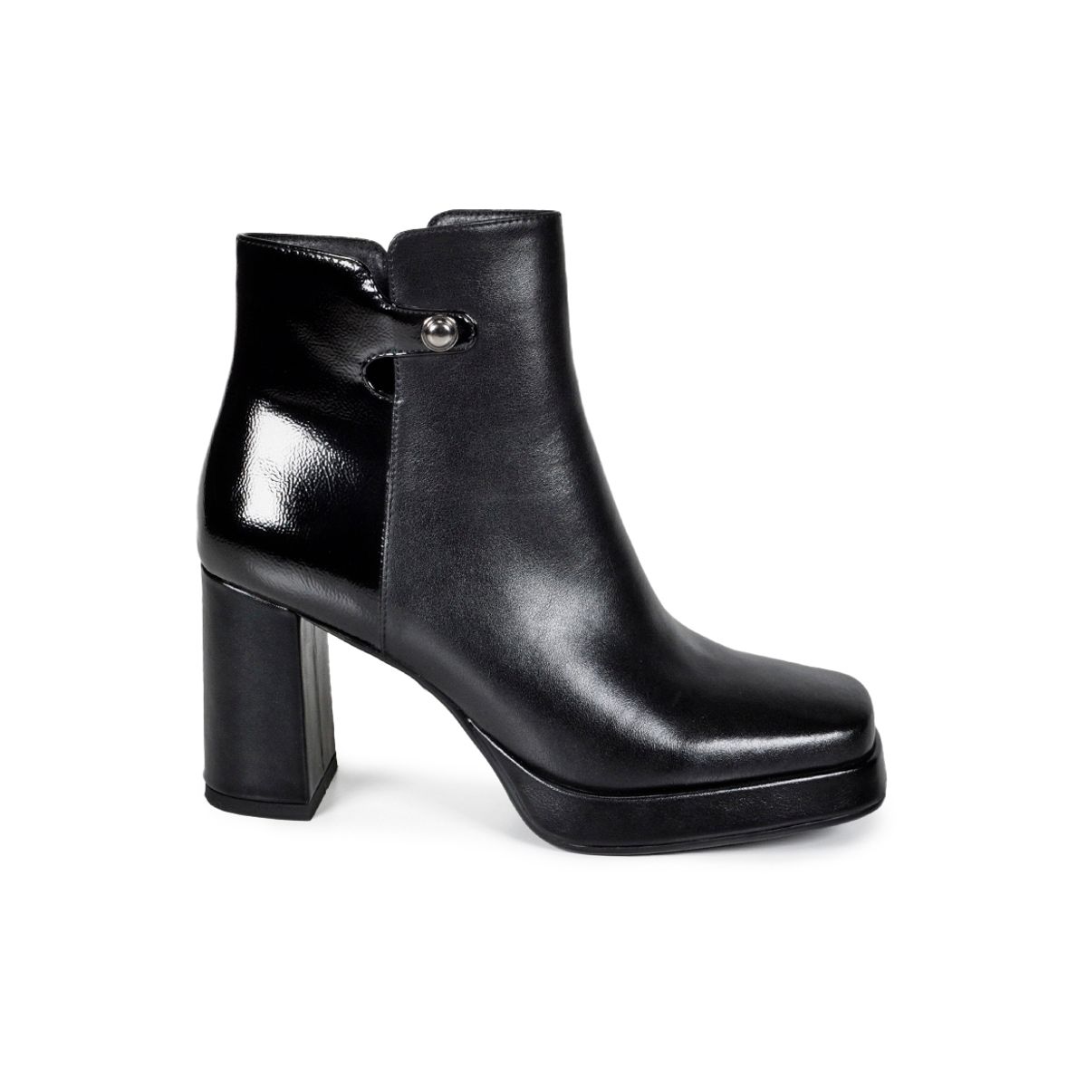 DEGAS - Botín Mujer Cuero Gozde Negro DEGAS