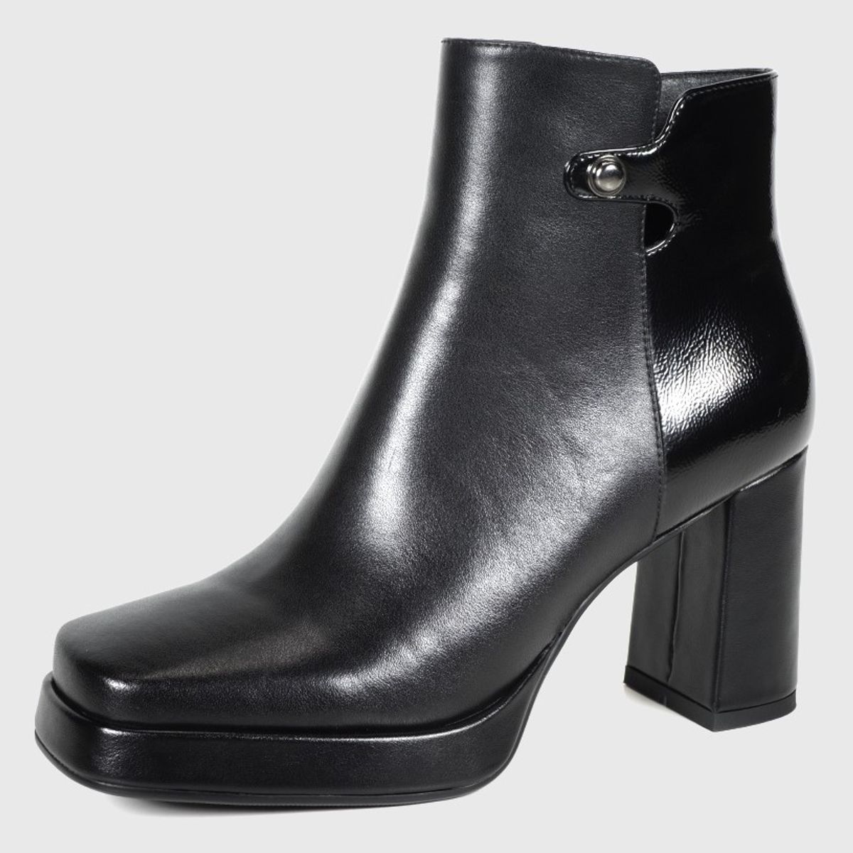 DEGAS - Botín Mujer Cuero Gozde Negro DEGAS