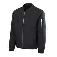 Chaqueta Bomber Casual Ruppell Negra Hombre