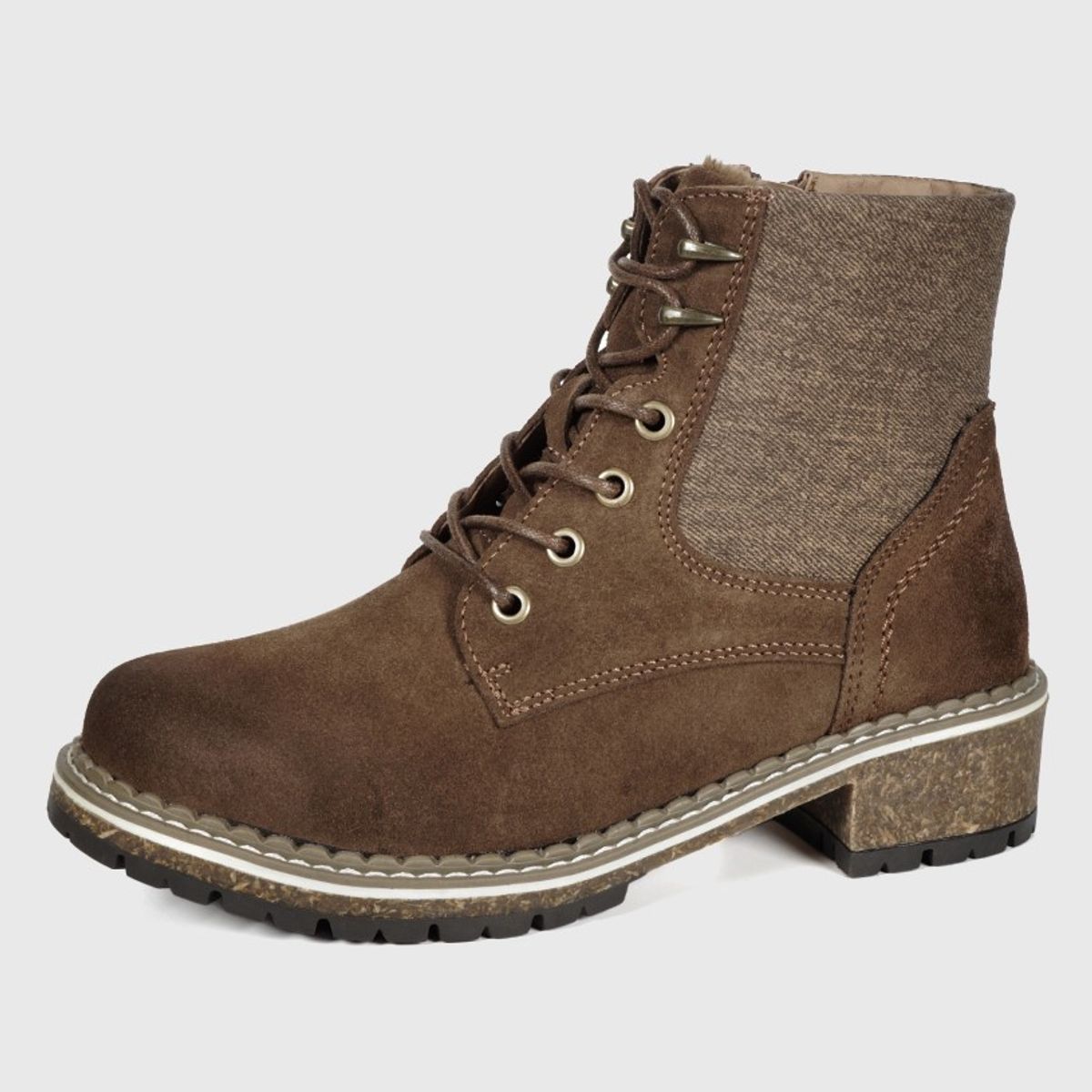 DEGAS - Botín Mujer Cuero Romila Café DEGAS