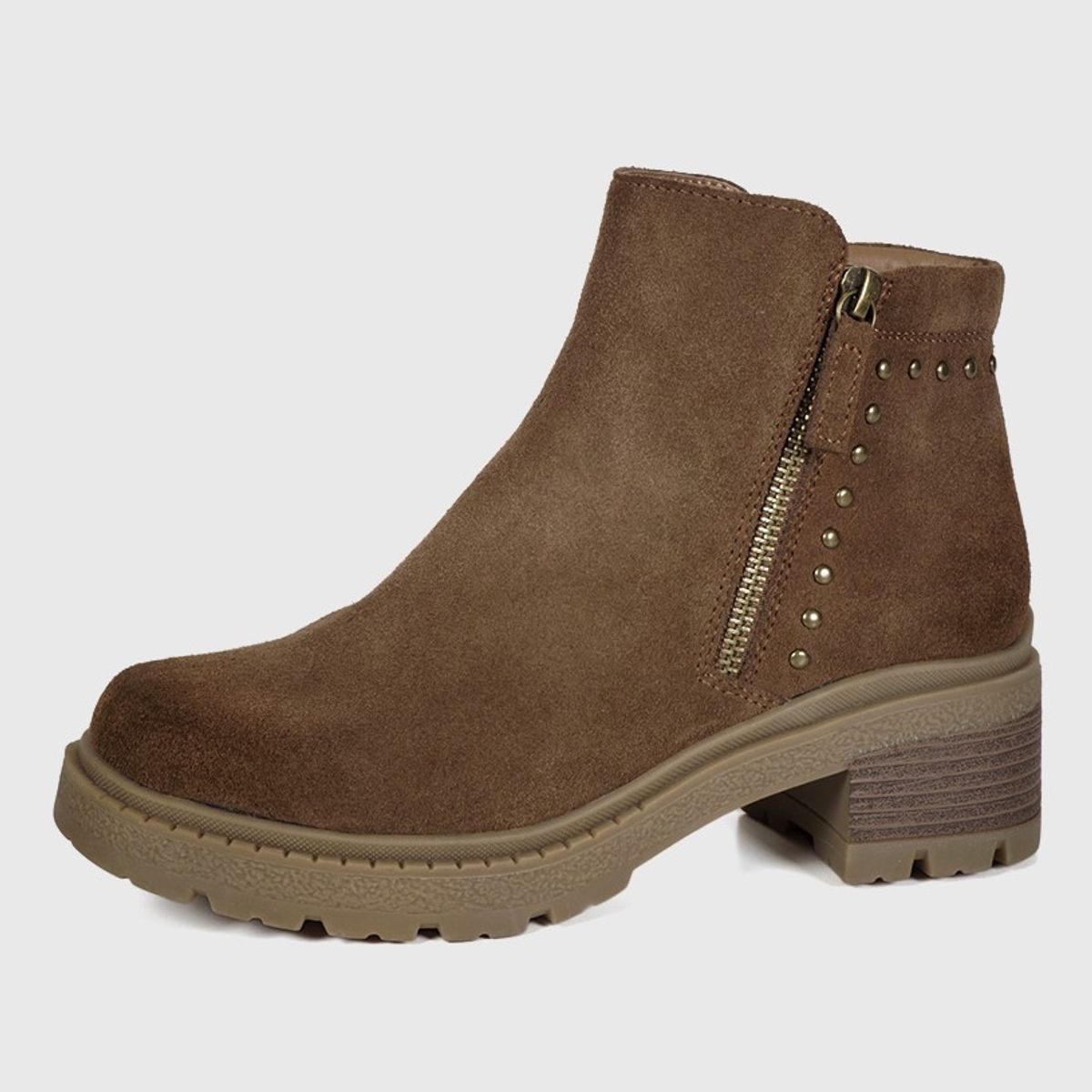 DEGAS - Botín Mujer Cuero Vasti Café DEGAS