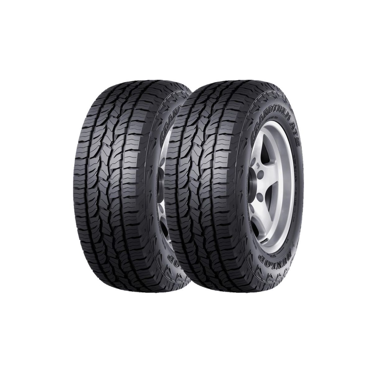 DUNLOP - Set 2 Neumatico 215/75r15 Dunlop At5 At 100s