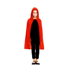 GENERICO - CAPA PUNTO CAPUCHA 90CM ROJA ROJA