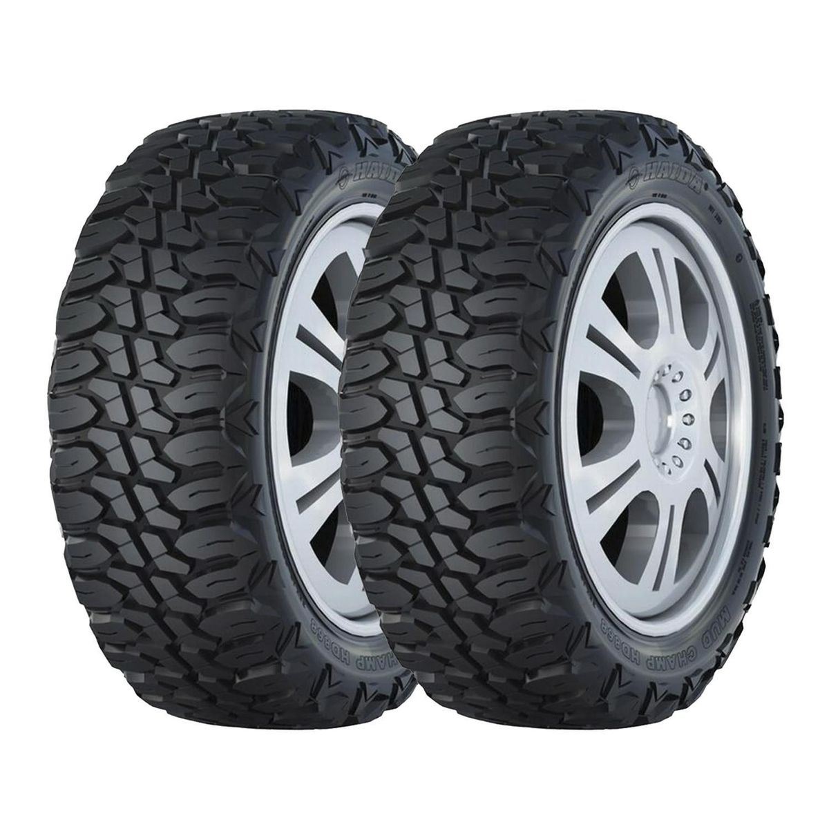 HAIDA - Set 2 Neumatico 33x12.50r17 Haida Hd868 Mt 120q