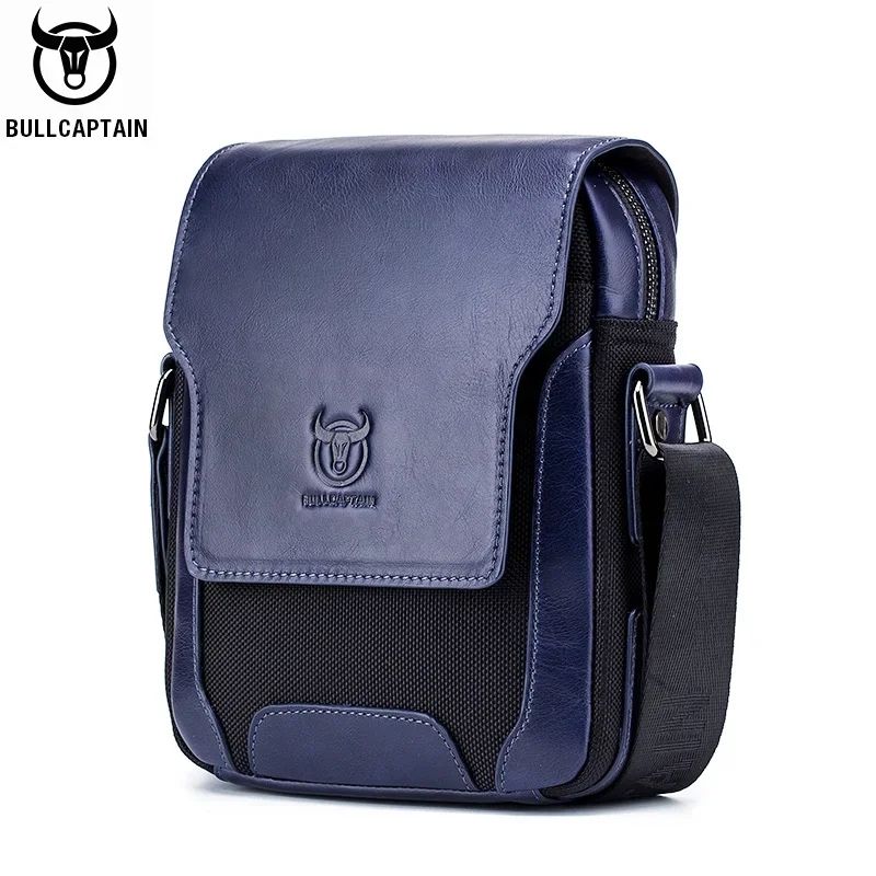 LEVURETT - BOLSO CUADRADO DE CUERO PARA HOMBRE - BULLCAPTAIN