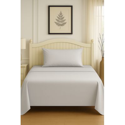 Imagen 2 del producto Set de Sábanas 1.5 Plazas Gris Claro