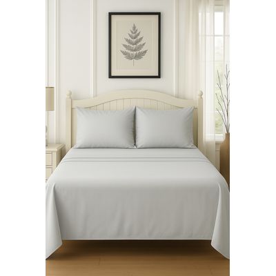 Imagen 2 del producto Set de Sábanas King Gris Claro