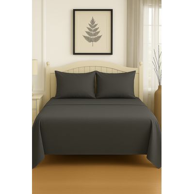 Imagen 2 del producto Set de Sábanas King Gris Oscuro