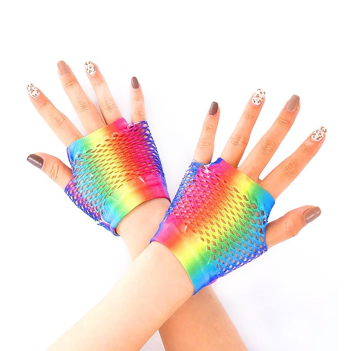 GENERICO - GUANTE MALLA CORTO ARCOIRIS X1 UNI