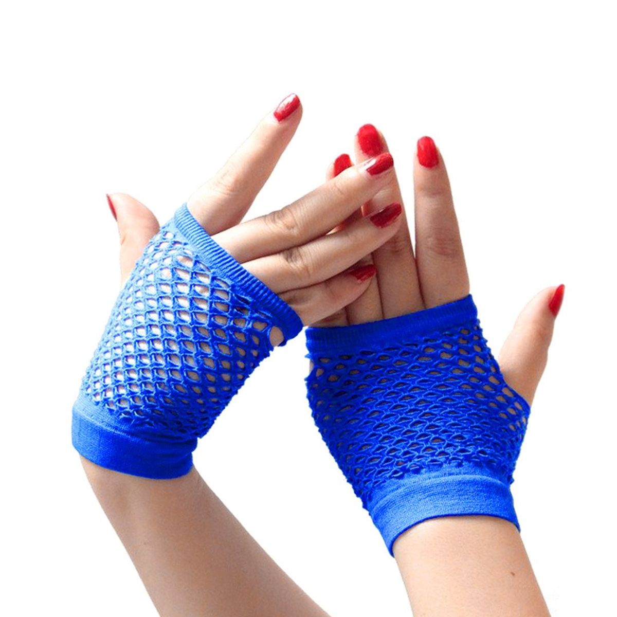 GENERICO - GUANTE MALLA CORTO AZUL X1 UNI