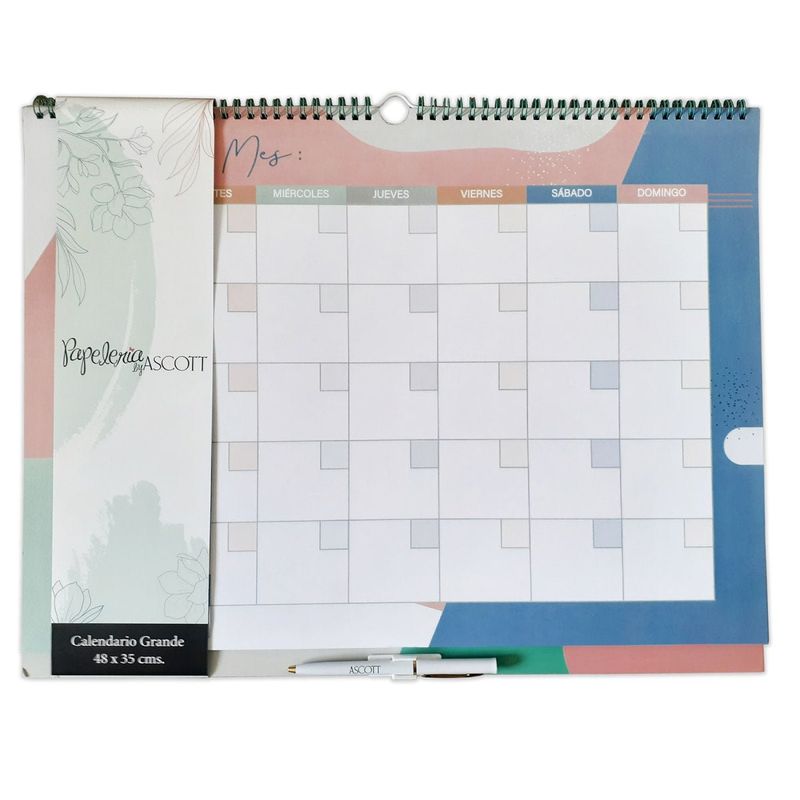 ISOFIT - Calendario Mensual Con Lapiz Ascott 20Hj 48X35 Cm