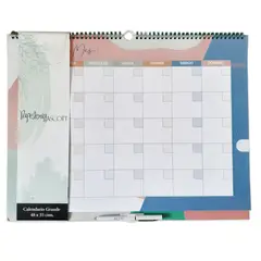 ISOFIT - Calendario Mensual Con Lapiz Ascott 20Hj 48X35 Cm