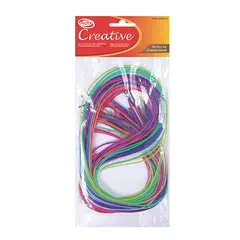 CREATIVE - Cordel Plástico 80Cm 30U Surtido 001