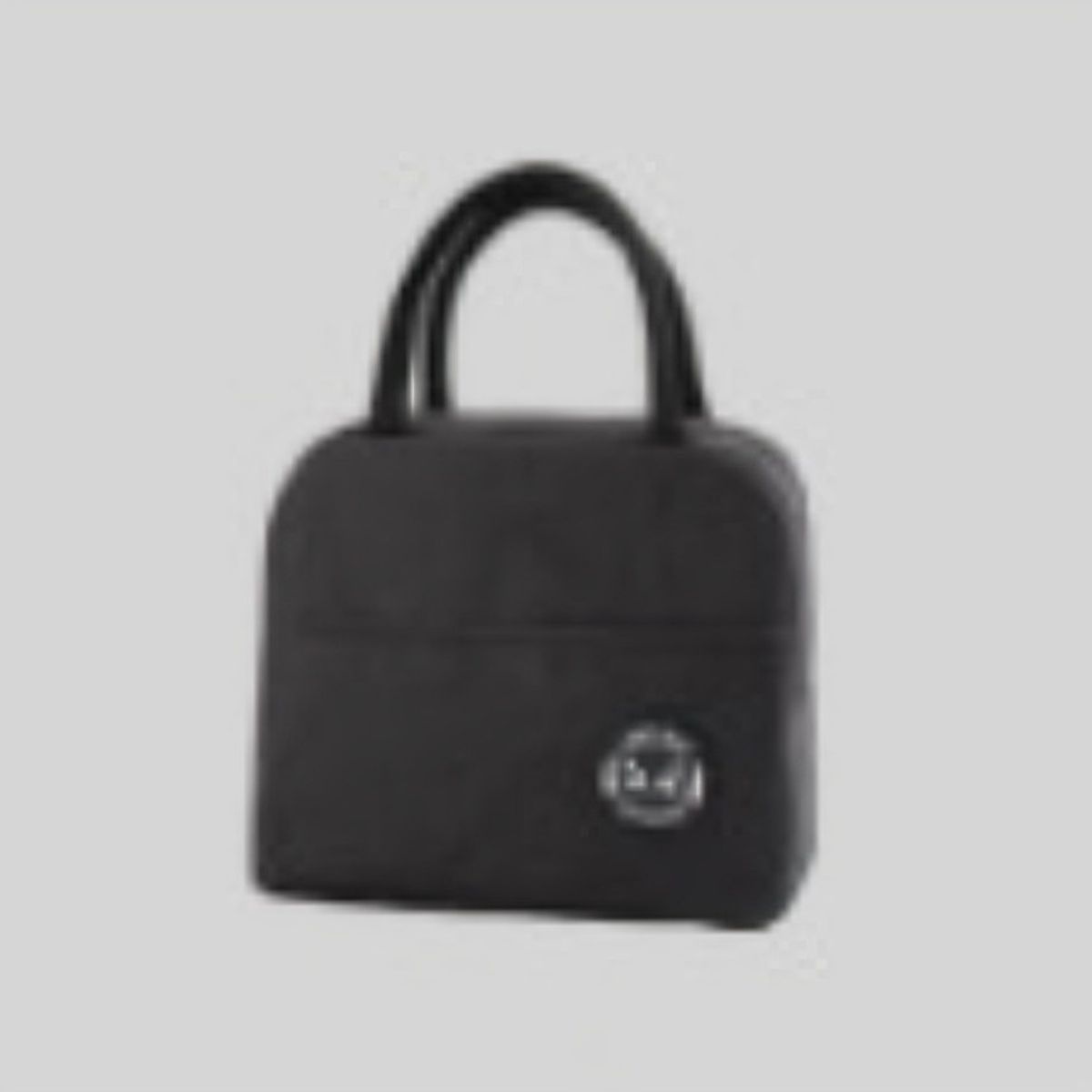 OEM - Lonchera Termica Escolar Infantil Color Liso Negro