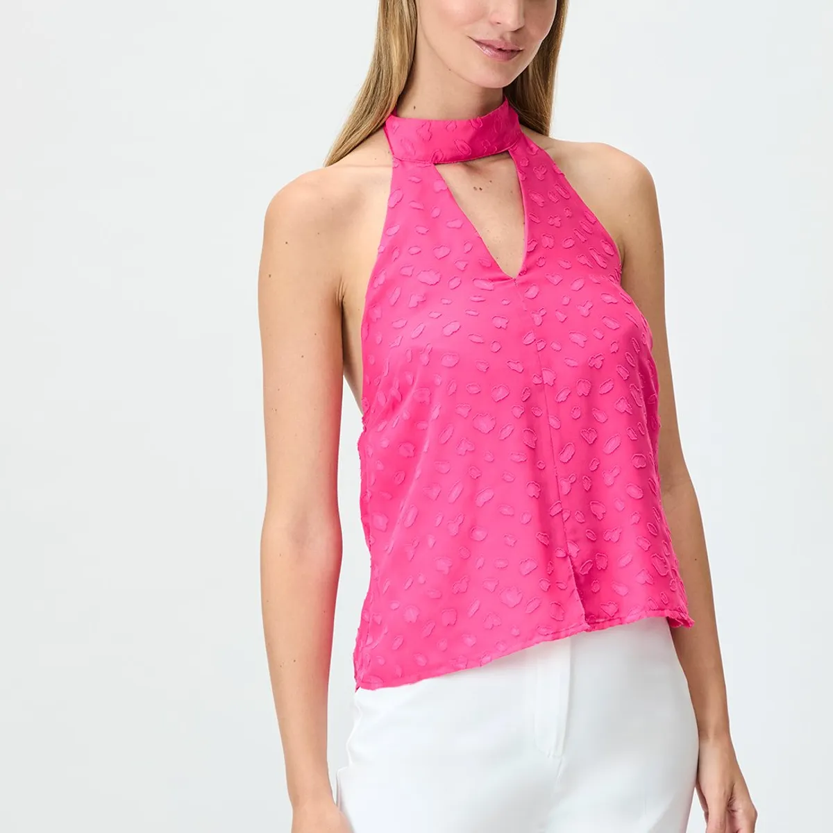 IO - Blusa Sin Mangas Fucsia Mujer Io