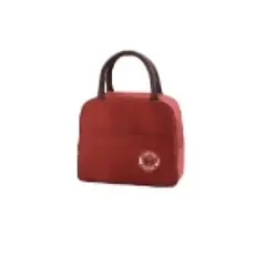 OEM - Lonchera Termica Escolar Infantil Color Liso Rojo