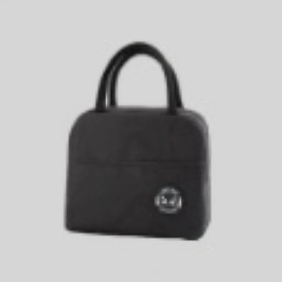 OEM - Lonchera Termica Escolar Infantil Color Liso Negro