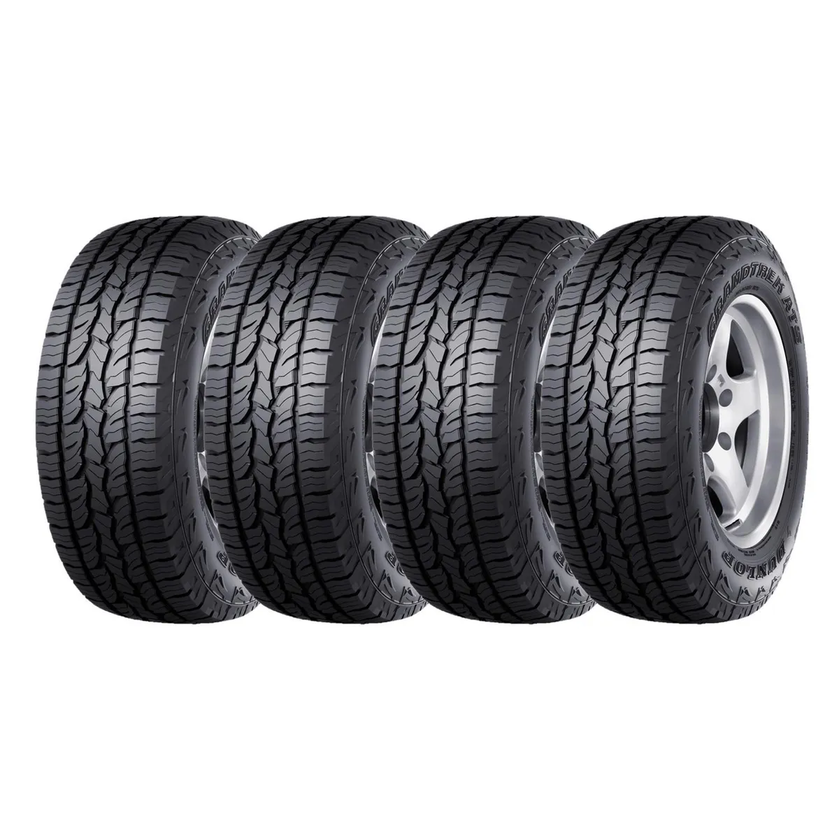 DUNLOP - Set 4 Neumatico 215/75r15 Dunlop At5 At 100s