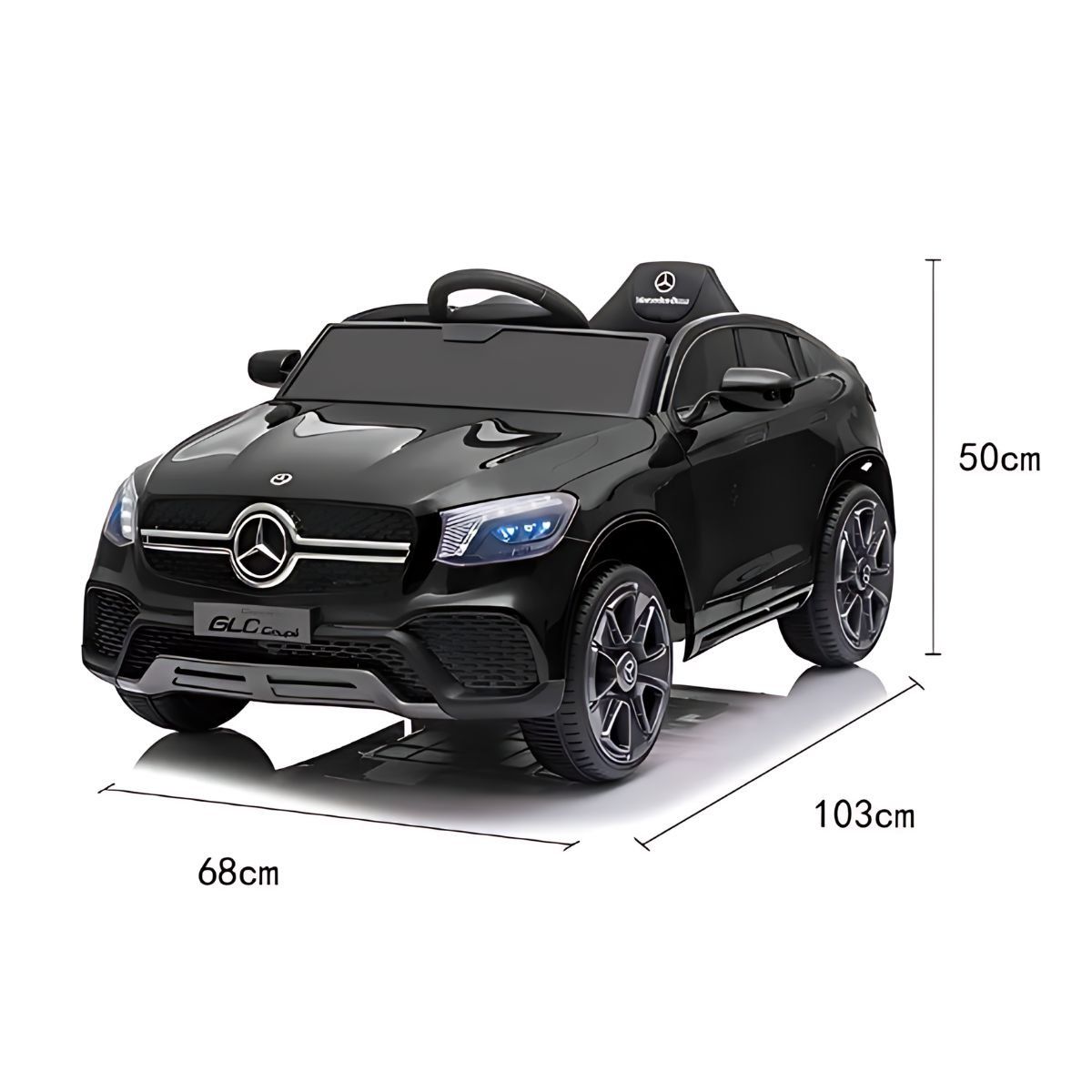 TODODESCUENTO - Auto Eléctrico Mercedes GLC Coupé- Negro