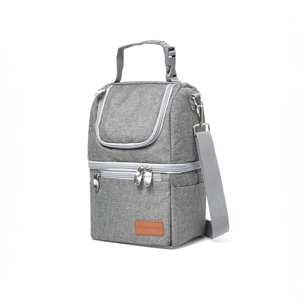 MOMCOZY - Bolso Nevera para Leche Materna - Gris