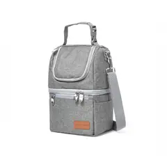 MOMCOZY - Bolso Nevera para Leche Materna - Gris
