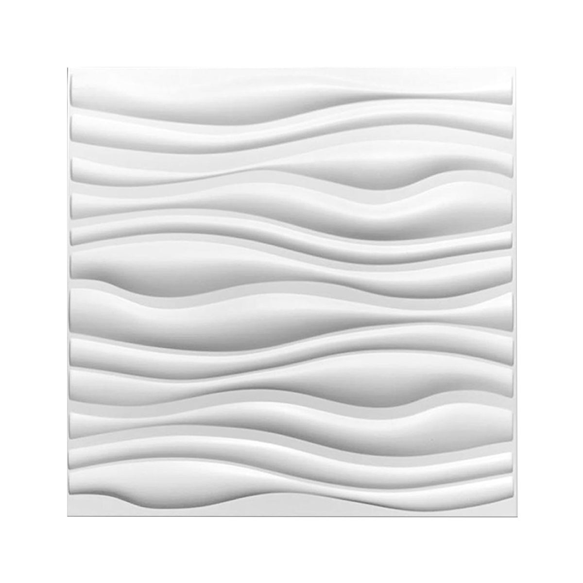 MERCAR RAY - Wall Panel Decorativo 3D PVC Waves 4m² 16 paneles 50x50cm