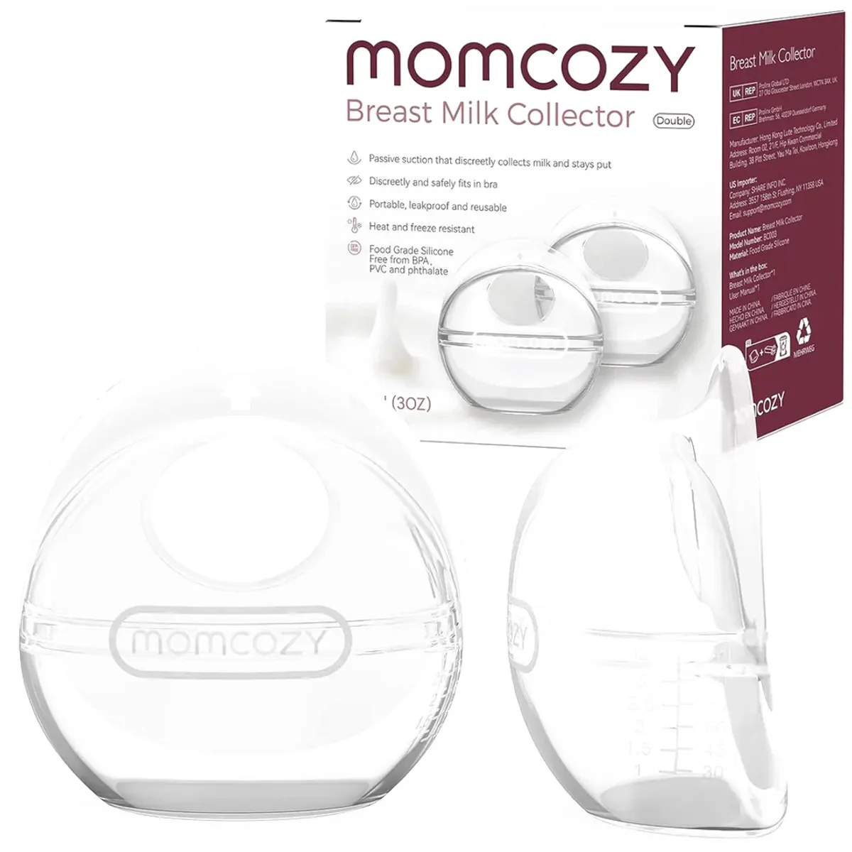 MOMCOZY - Recolector de Leche Reutilizable