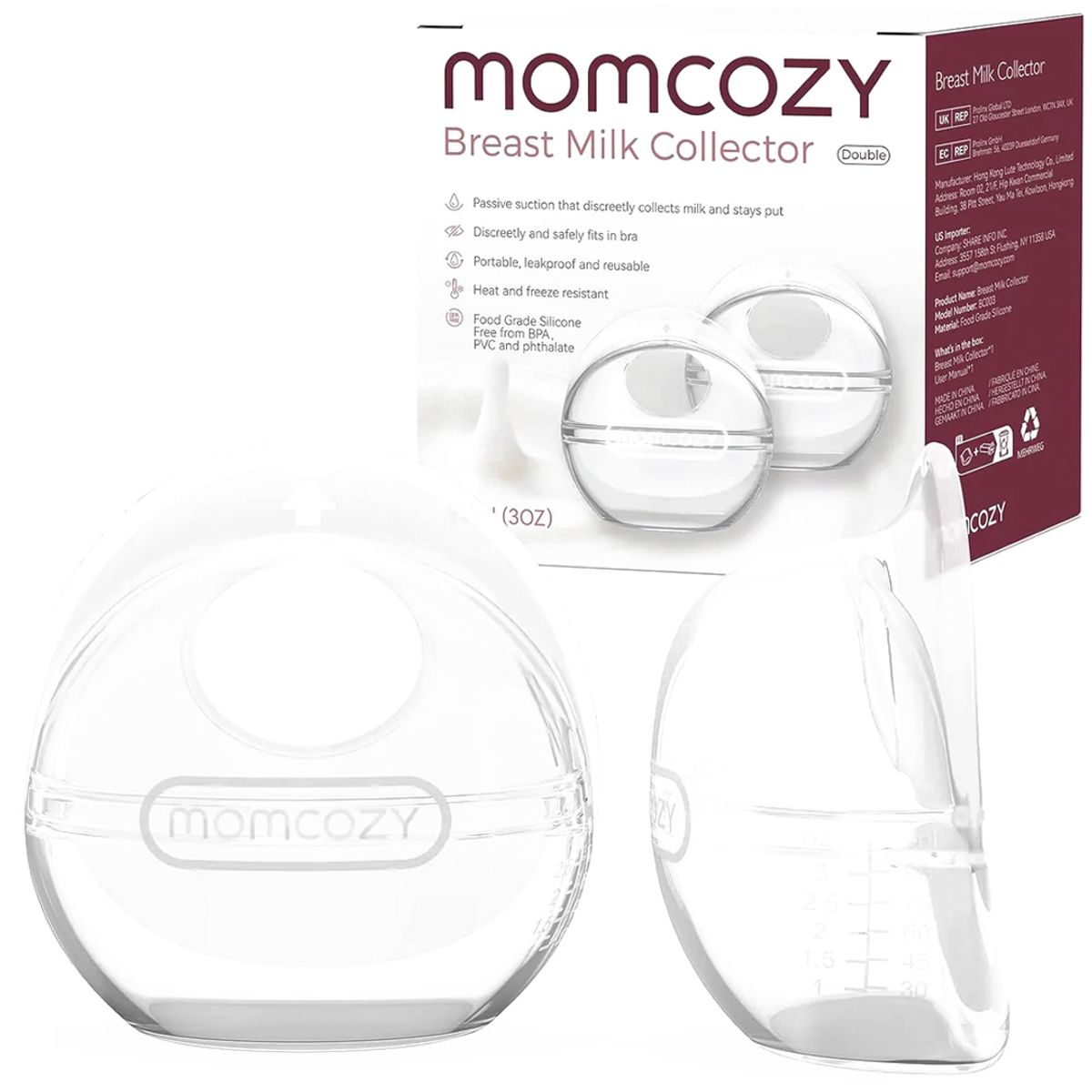 MOMCOZY - Recolector de Leche Reutilizable