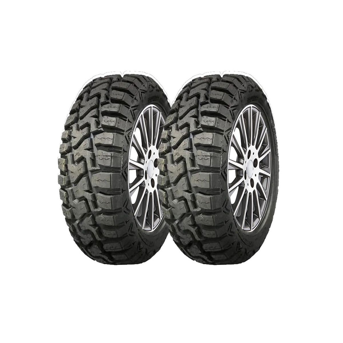 MILEKING - Set 2 Neumaticos - 33x12.50r17 Mileki Mk8 Mt 120q