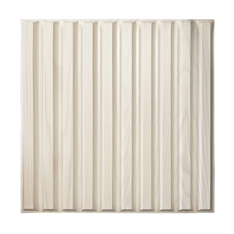 MERCAR RAY - Panel Decorativo 3D PVC Pino Natural 4m² 16 paneles 50x50cm