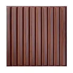 MERCAR RAY - Panel Decorativo 3D PVC Nogal 4m² 16 paneles 50x50cm