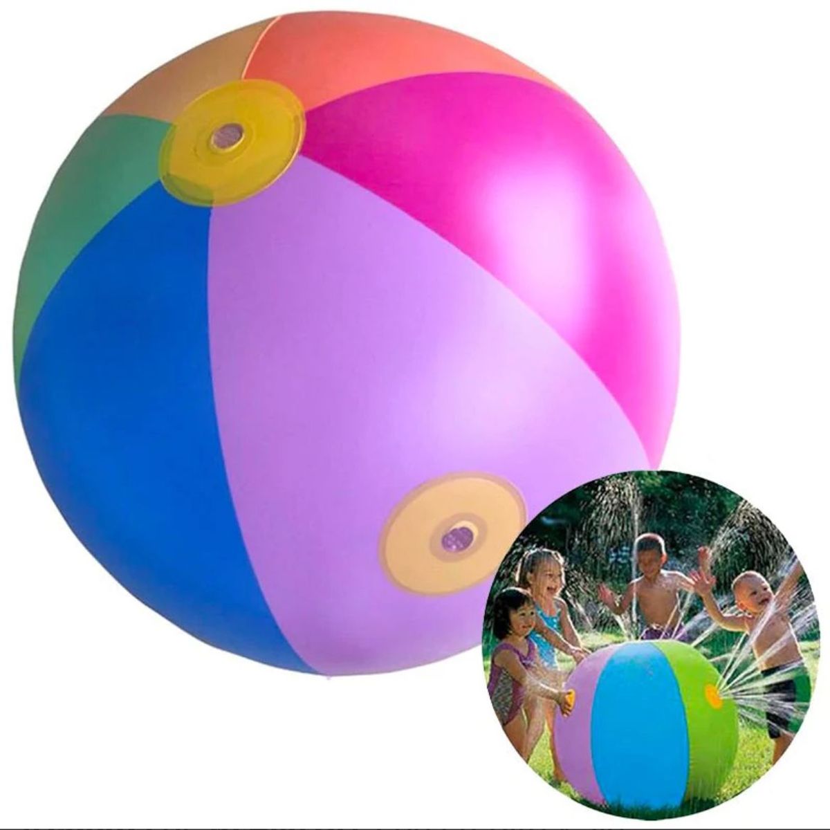 GENERICO - Pelota Inflable Con Rociador De Agua Piscina Niños Verano
