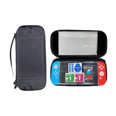 GENERICO - Kit Funda Protector Lamnina Vidrio para Nintendo Switch NEGRO