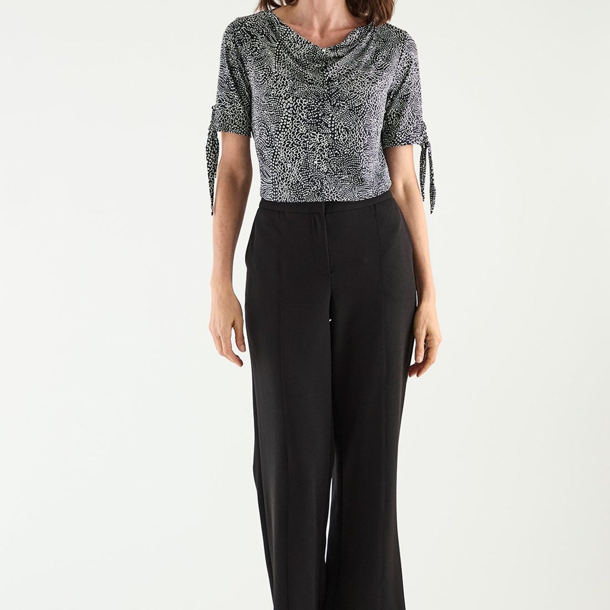 MA GRIFFE - Pantalon Negro Mujer Magriffe