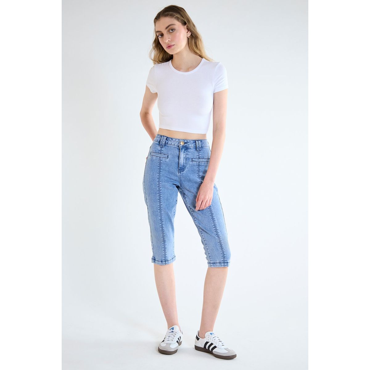 IO - Jeans Skinny Celeste Mujer Io