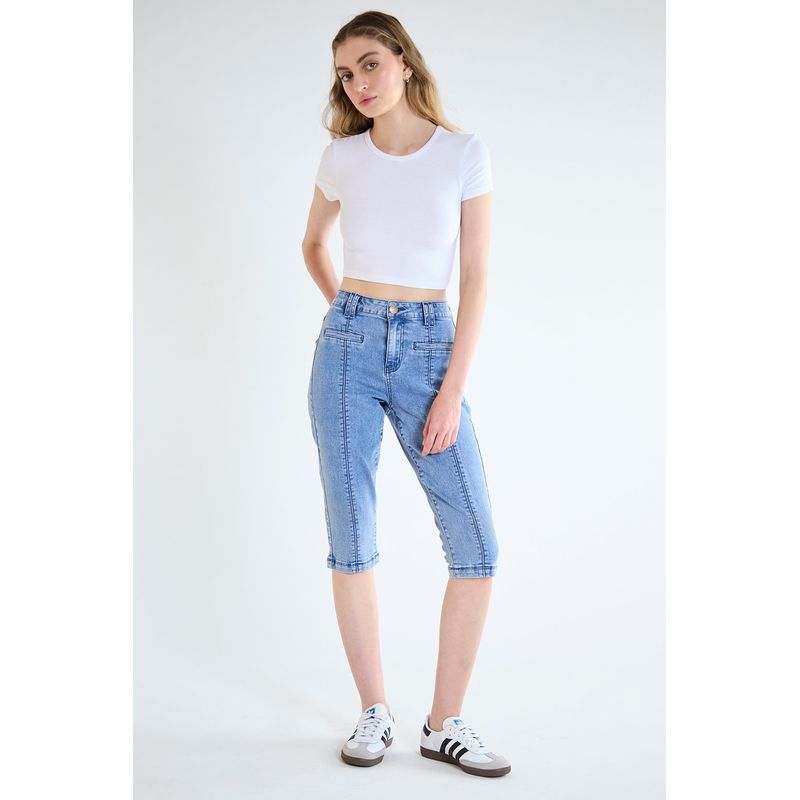 IO - Jeans Liso Celeste iO