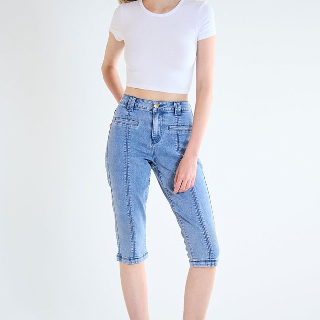 IO - Jeans Skinny Celeste Mujer Io
