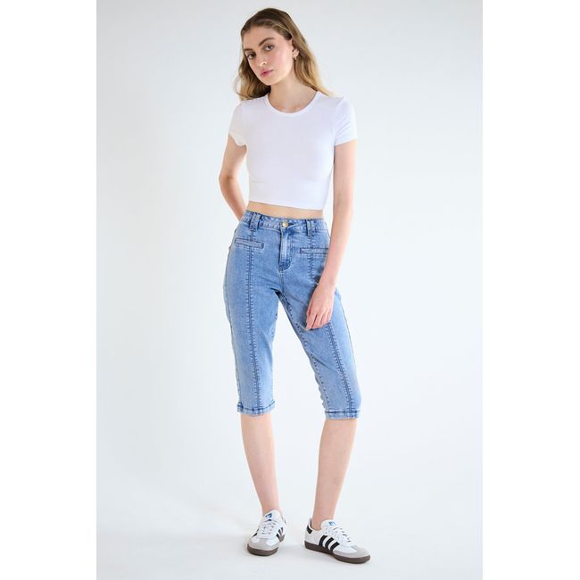 IO - Jeans Skinny Celeste Mujer Io