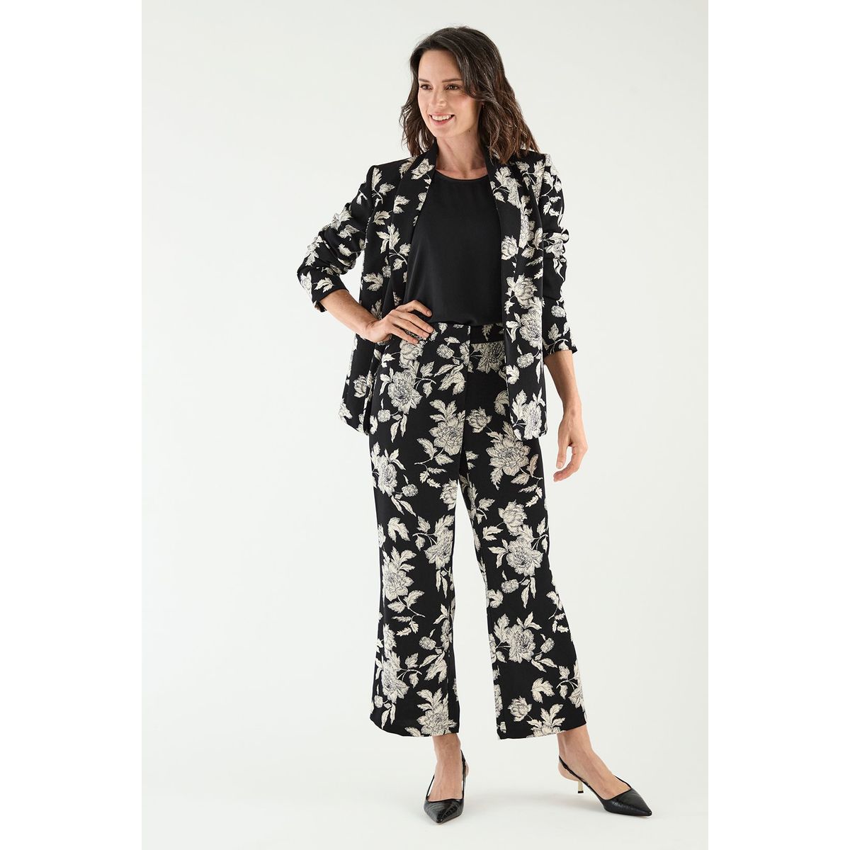 MA GRIFFE - Blazer Negro Mujer Magriffe